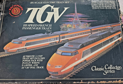 Bachmann tgv french train - bachmann,